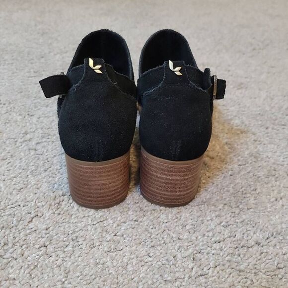 Koolaburra UGG Women's Black Ortholite Block Heel Open Toe Sandals Size 8 - Picture 4 of 8